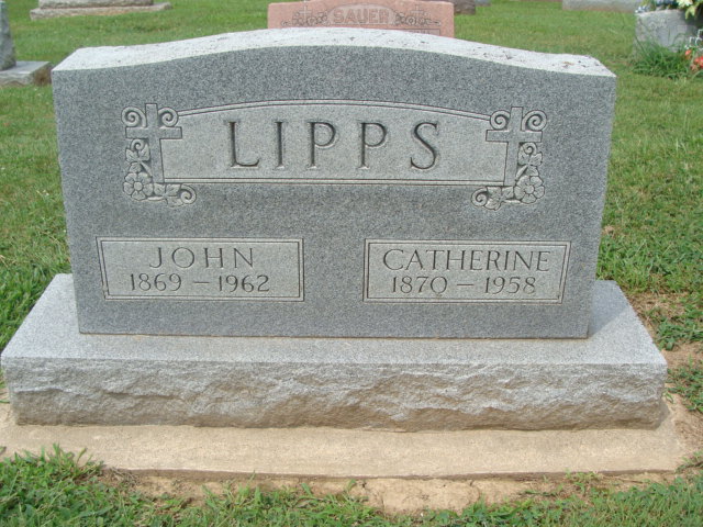 John Lipps Headstone